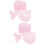 4Ud Triangular Onigiri Rosa Reusable Para Sushi En Cocina 9