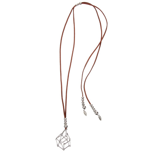 5Ud Colgante Vacío Para Collar Con Jaula Y Marrón 2