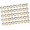 150Ud Componentes Joyería Anillo DIY Zircon Dorado Base Cobre 1