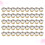 150Ud Componentes Joyería Anillo DIY Zircon Dorado Base Cobre 10