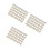150Ud Componentes Joyería Anillo DIY Zircon Dorado Base Cobre 6