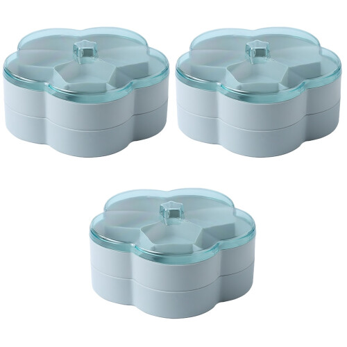 3Ud Organizador Verde Para Snacks Y Dulces Resistente 2