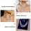 2Jgo Collar Y Pendientes Con Para Decoración 9