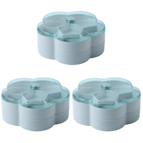 3Ud Organizador Verde Para Snacks Y Dulces Resistente 1