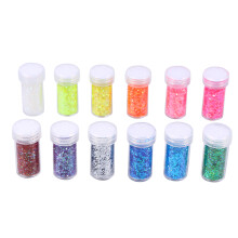 24Ud Polvo Glitter Para Y Ojos 12 Colores Y