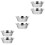 6Ud Acero Inoxidable Multiusos Cocina Color Plata 6