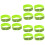 12Ud Brazalete Reflectante Verde Elástico Para 5