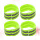 12Ud Brazalete Reflectante Verde Elástico Para 9