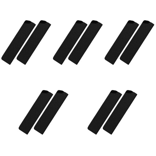 10Ud Fundas Protectoras Para Cuchillos De Fieltro Negro 2