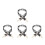 4Ud Correa Ajustable Ancha Para Bolsa Material Premium Colorido 3