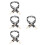 4Ud Correa Ajustable Ancha Para Bolsa Material Premium Colorido 5