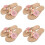 4Pares Chanclas Exteriores Mujer Eva Marrón 6
