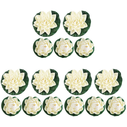 15Ud Artificiales Flotantes Para Decoración En 1
