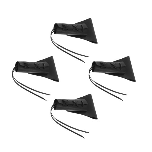 4Ud Protector Cuero PU Negro Para Cosplay Y 2