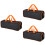 3Ud Bolsa Para Accesorios De Barbacoa Resistente Oxford Y Espaciosa 10