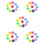150Ud Bolas De Para Eventos PP Plástico Colores Diversos 8