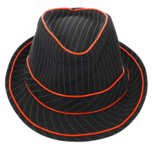 2Ud Sombrero Jazz LED Con Intermitente Para Eventos Y Baile