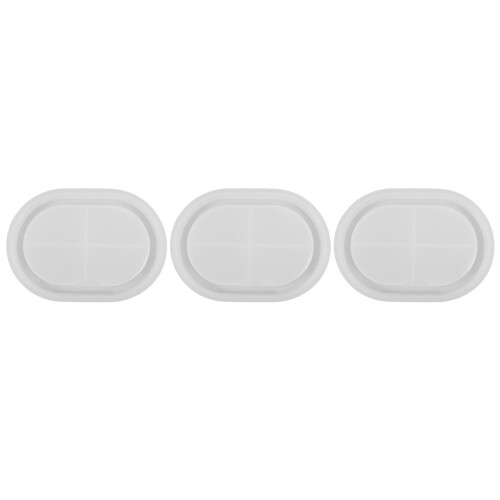3Ud Silicona Para Bandejas Ovaladas Decoración DIY 2