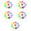 150Ud Bolas De Para Eventos PP Plástico Colores Diversos 7