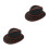 2Ud Sombrero Jazz LED Con Intermitente Para Eventos Y Baile 8