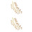 2Ud Dorado Para Mujer Para Eventos Y 4