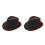2Ud Sombrero Jazz LED Con Intermitente Para Eventos Y Baile 5