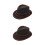 2Ud Sombrero Jazz LED Con Intermitente Para Eventos Y Baile 4