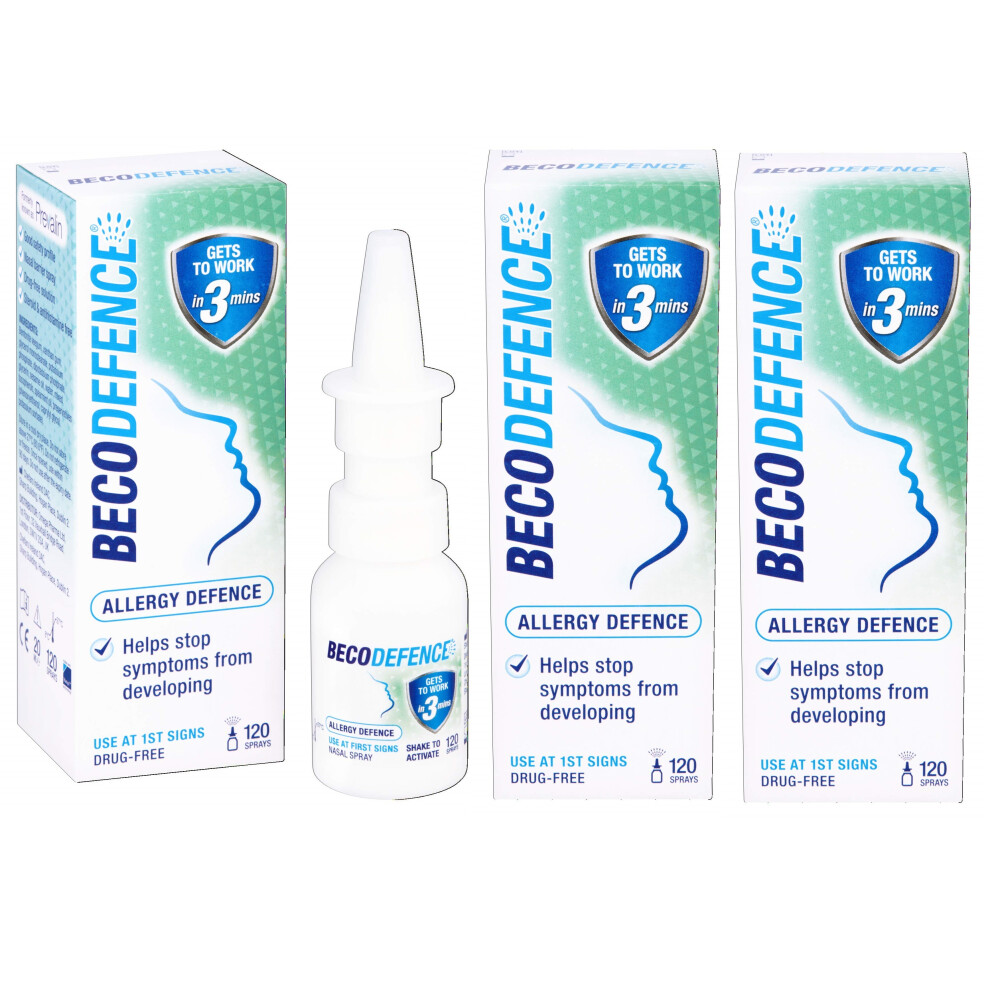 Becodefence Allergy Defence Nasal Spray 3 X 20Ml