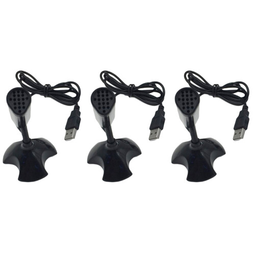 3Ud Micrófono USB Negro Para Uso Profesional Y Streaming 2