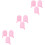 9Pièces Nettoyage Rose Simple Confort Usage 5