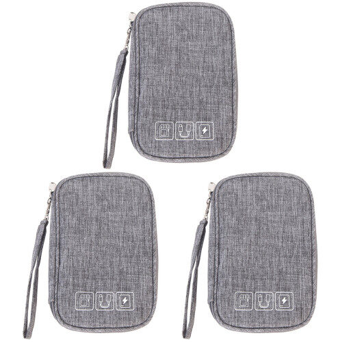 3Ud Bolsa Organizadora Electrónica Resistente Para Cables 1