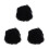 3Pz Afro Dreadlock Extensions Veri Bulk Neri Per Acconciature 9