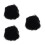 3Pz Afro Dreadlock Extensions Veri Bulk Neri Per Acconciature 7