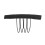 100pcs Stainless Steel Wig Comb Clips 4 Teeth Circular Arc Design 11