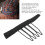 100pcs Stainless Steel Wig Comb Clips 4 Teeth Circular Arc Design 3