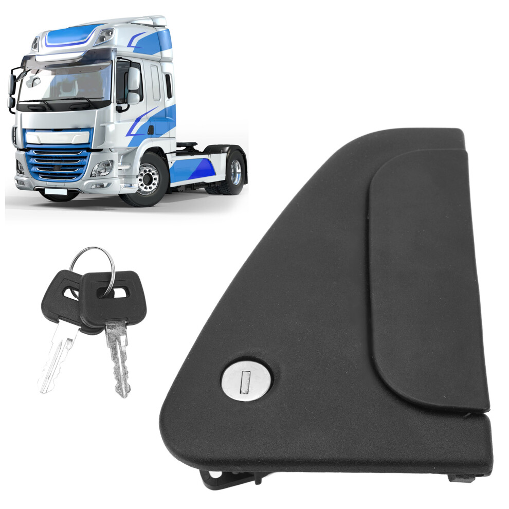 Daf Cf65 Cf75 Cf85 Exterior Front Left Door Handle Robust Metal With 2 Keys 8491370601034
