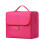 Makeup Bag Hand-held Large Capacity Multi-layer-rose Red 1