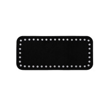 Handtaschen-Bodenformer, handgefertigter Boden,-Schwarz