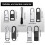 33Pcs Zipper Pull Replacement Repair Kit Slider Pull Tab 2