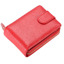 Fashion Business Card Holder Blocking Bank Credit Cards ID-Red