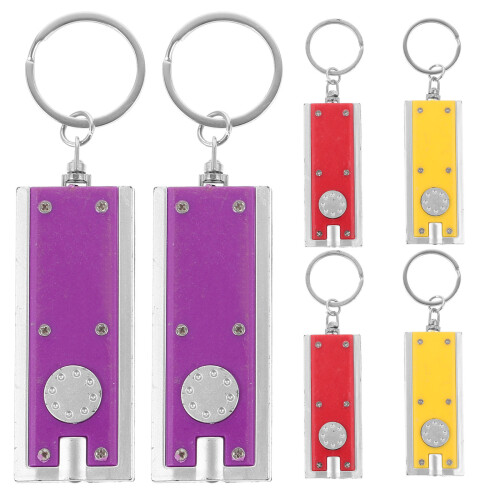 18Stk Flashlight Schlüsselanhänger LED Key Ring Schlüssel