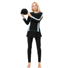 Damen Schwimmanzug Set Mit Mütze Traditionell Modest
