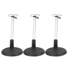 9Stk PVC Puppenhalter Schwarz Verstellbar Für Puppen Und Figuren