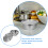 2Sets Silber Rührschüssel Für Backen, Und Servieren 9
