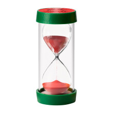 2Stk Edle Grüne Dekouhr Mit Sanduhr-Design Für Haushalt Und Büro