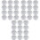 36Stk Kleine Silber Candy Case Vielseitig 3