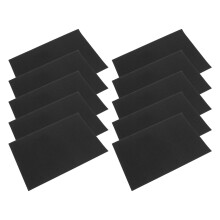 50Stk Schwarzes Sandpapier Für Basteln Kinder Ölpastell
