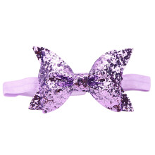 3Stk Baby Haarbänder Glitzer Schleife Violett Für Und Kinder