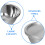 2Sets Silber Rührschüssel Für Backen, Und Servieren 8