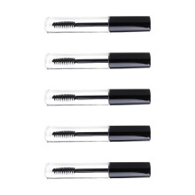 5Stk Leere Eyelash Brush Tube Schwarz Transparent Für Wimperncreme DIY